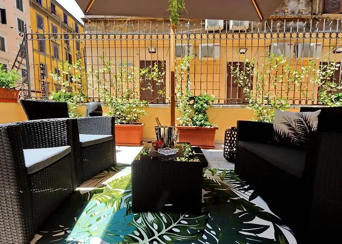 לינה וארוחת בוקר Termini Terrace